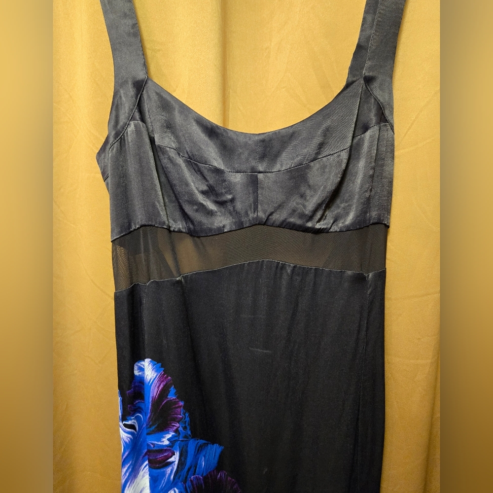Anthropologie 16w Sleeveless Floral Slim Maxi Dress - Picture 4 of 7